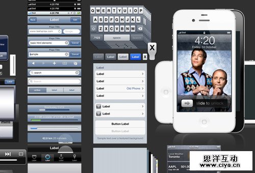 30个免费的精美 iPhone, iPad, iOS, Mac 界面素材,互联网的一些事