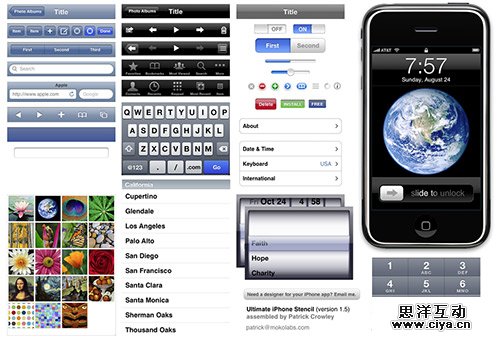 30个免费的精美 iPhone, iPad, iOS, Mac 界面素材,互联网的一些事