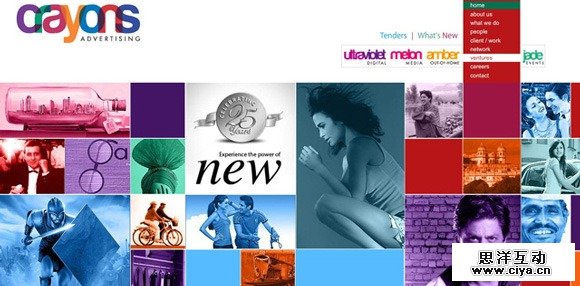 国外酷站：26个独具创意的国外广告公司网站设计,互联网的一些事