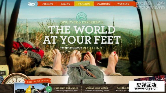 国外酷站：25个精美的国外旅游网站设计作品,互联网的一些事