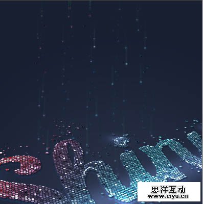 732efffb0d876692126357673dbf6ac5 在PHOTOSHOP中制作非常绚丽的闪光粒子效果