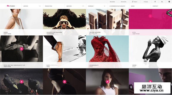 超赞！20个矩形元素为特色的创意网站欣赏