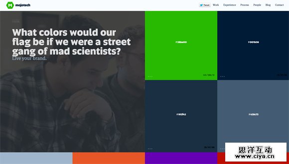 超赞！20个矩形元素为特色的创意网站欣赏