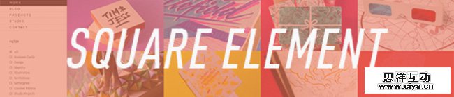 超赞！20个矩形元素为特色的创意网站欣赏