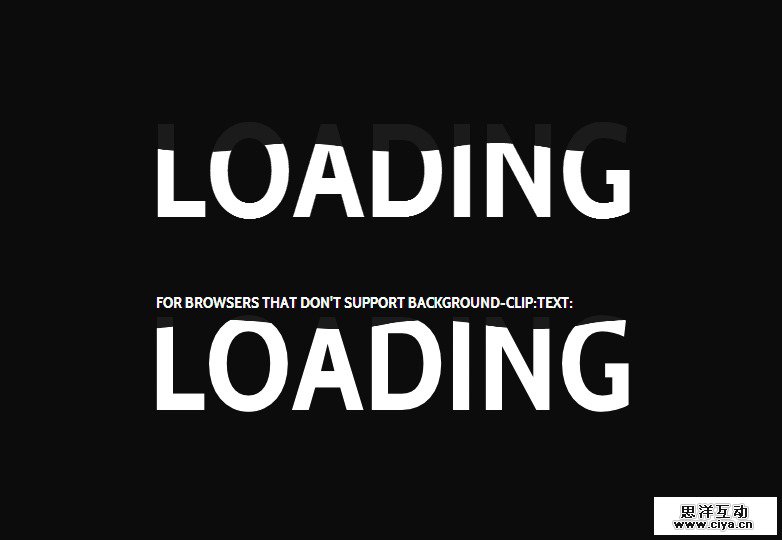 Loading effects CSS