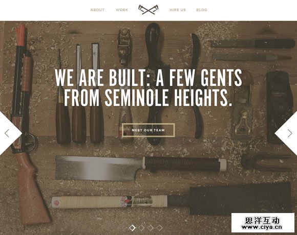 13 Beautiful Examples of White Type in Web Design