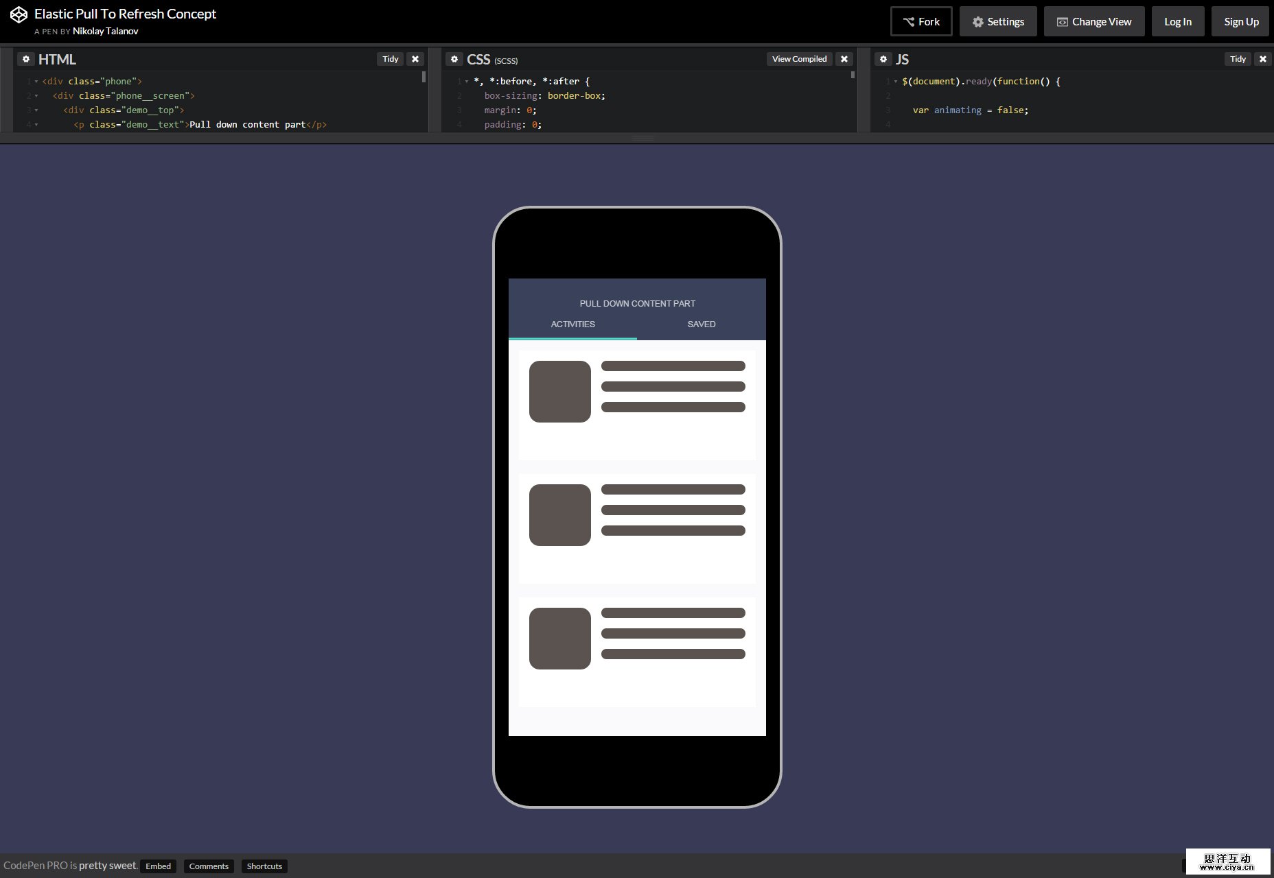 elastic-pull-to-refresh-concept