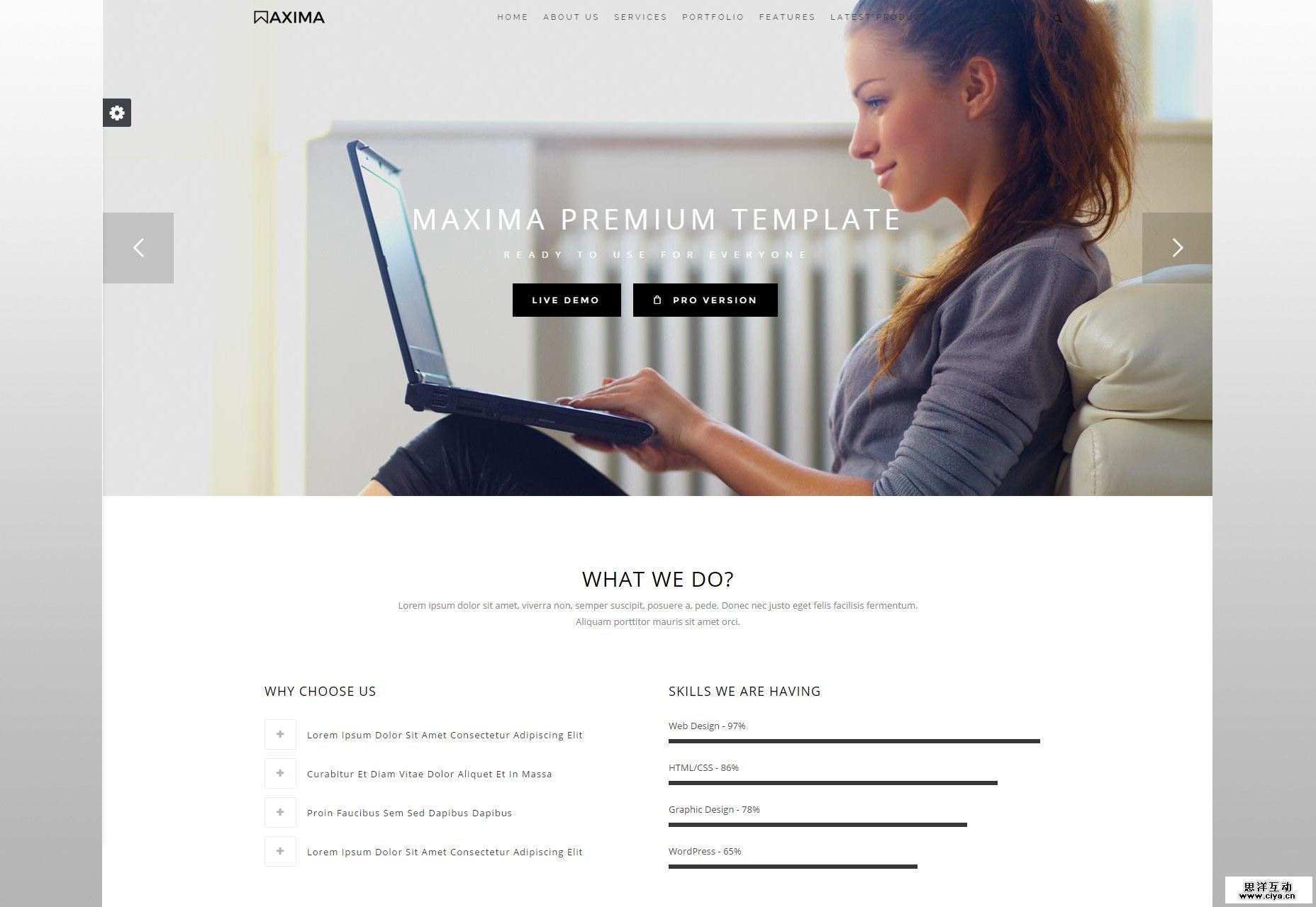 maxima-clean-bootstrap-business-template