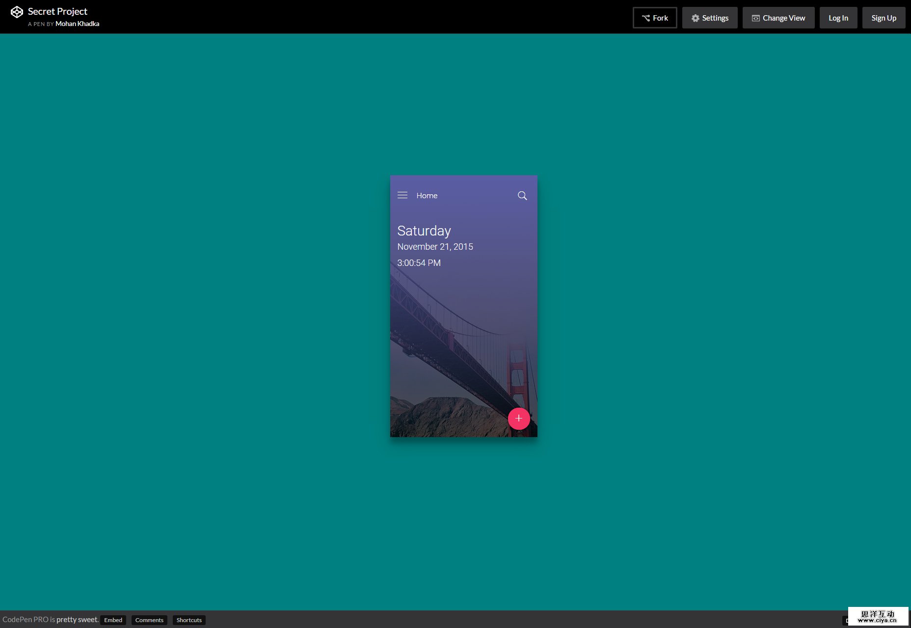 secret-project-mobile-menu-design-concept