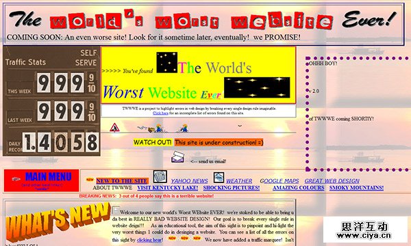 The World’s Worst Website