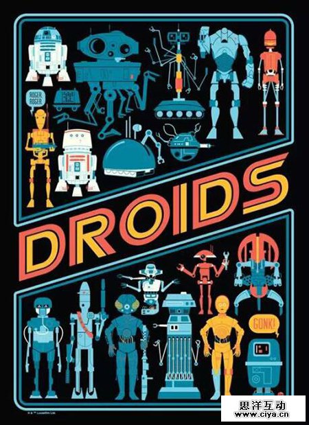 全球50位顶尖插画师笔下的《星球大战》，情怀满满，热血沸腾！