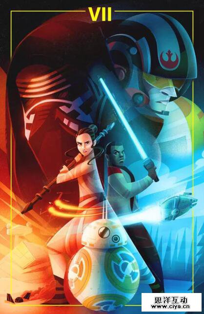 全球50位顶尖插画师笔下的《星球大战》，情怀满满，热血沸腾！