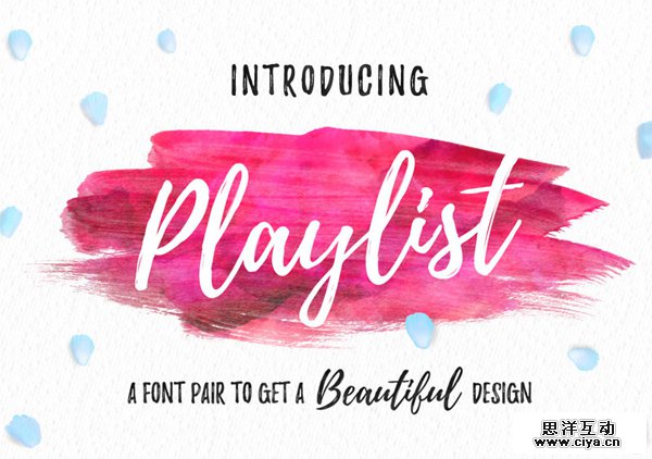 Playlist Free Font