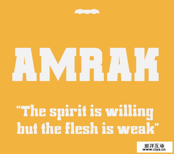 Amrak Free Font
