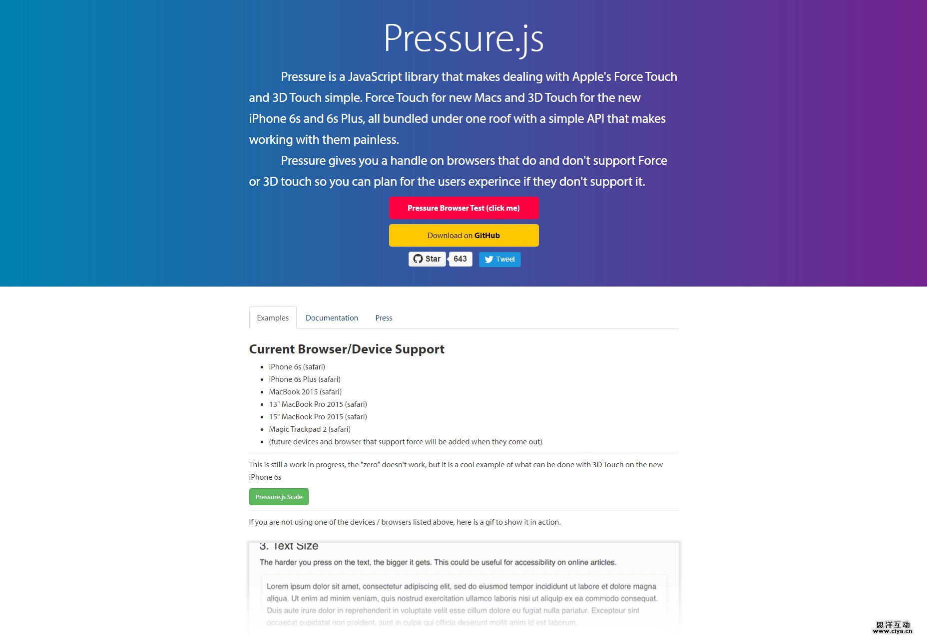 pressure-single-api-force-3d-touch-javascript-library