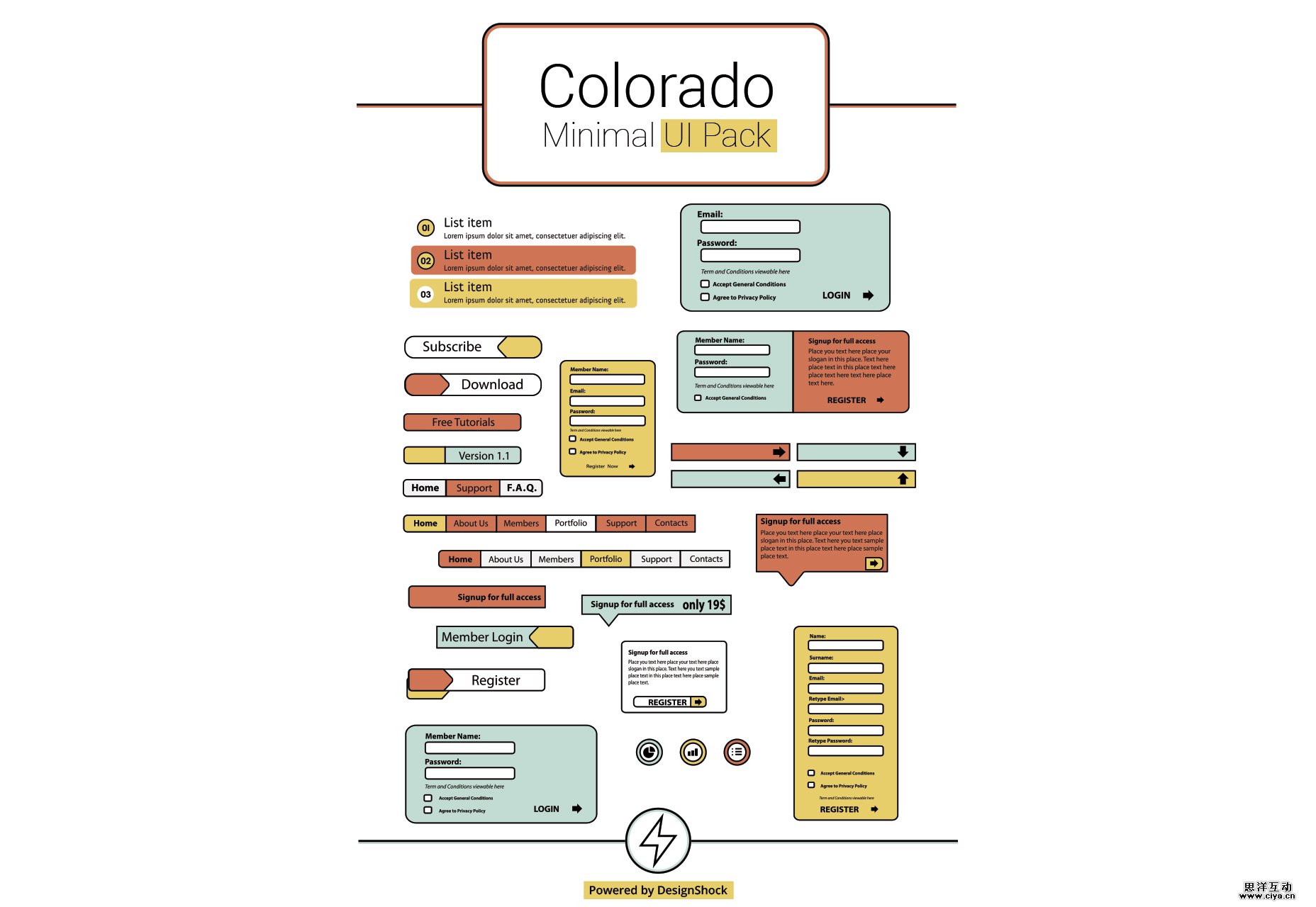 colorado-clean-minimal-ui-pack