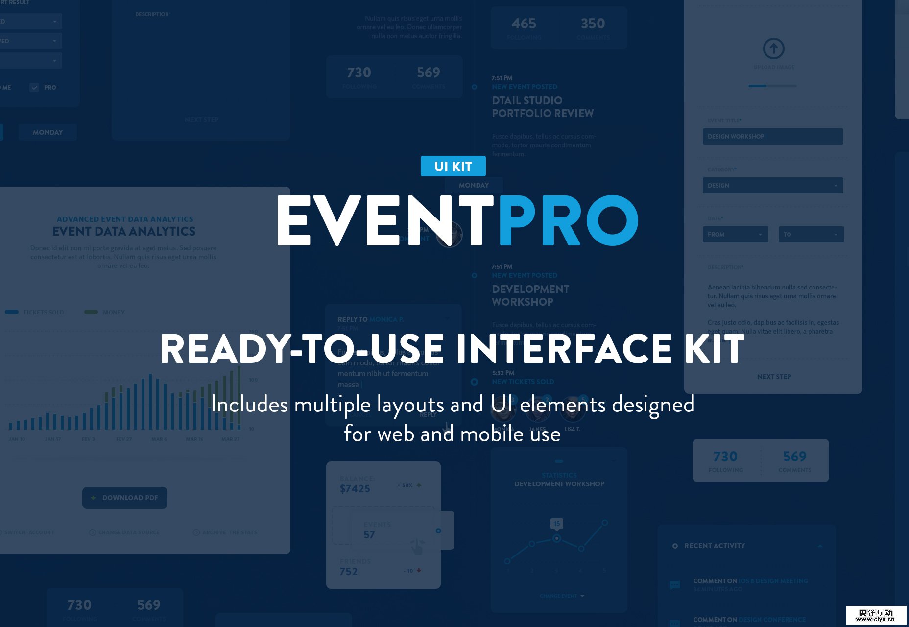 eventpro-modern-blue-ui-kit