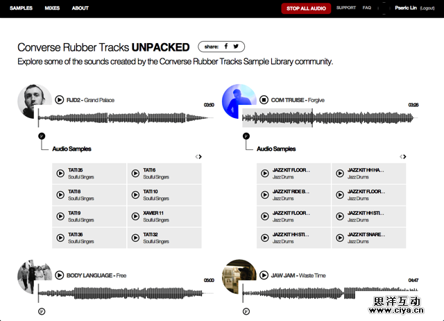 Rubber Tracks Sample Library