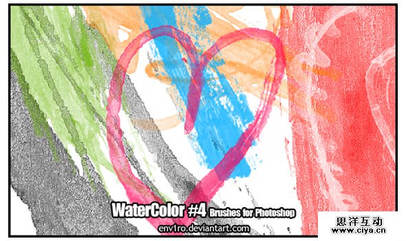 WaterColor-4-Brushes-Pack free watercolor brush sets