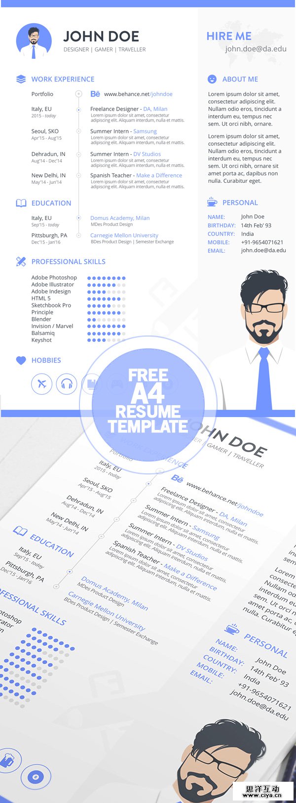 006_free_cv_resume_template