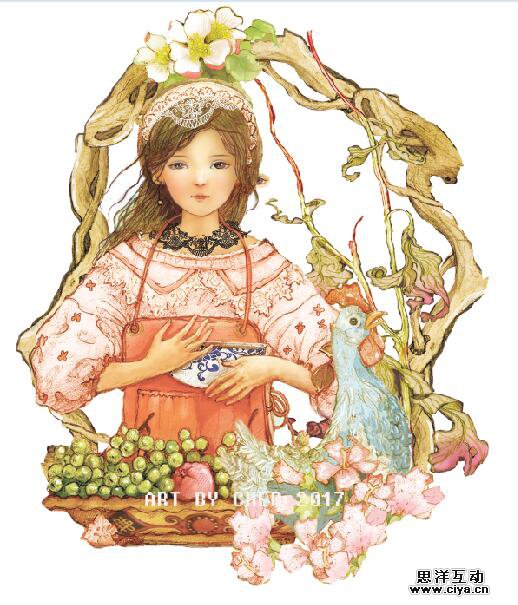 查看《BEAUTY AND PET 美女与宠物》原图，原图尺寸：518x605